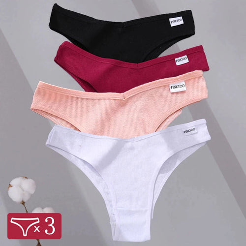 ALTAY Cotton Brazilian Panties (3-Pack) Style 3