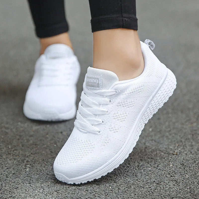 ALTAY White Mesh Flats