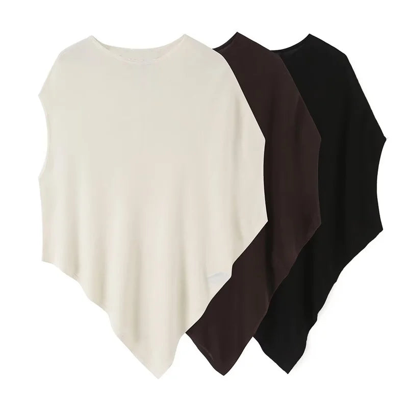 ALTAY Asymmetrical Knit Top