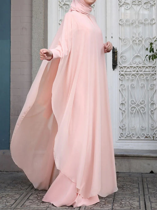ALTAY Chiffon Long-Sleeve Abaya
