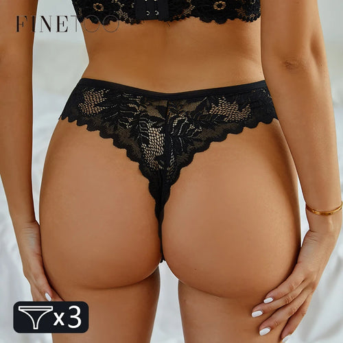 ALTAY Lace Floral Thongs (3-Pack)
