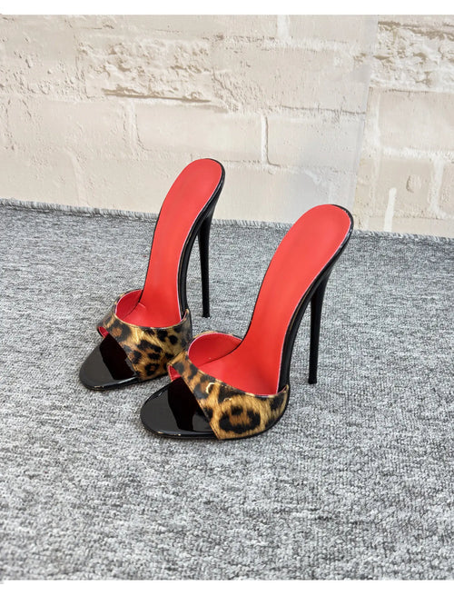 ALTAY Leopard Patent Leather Heels