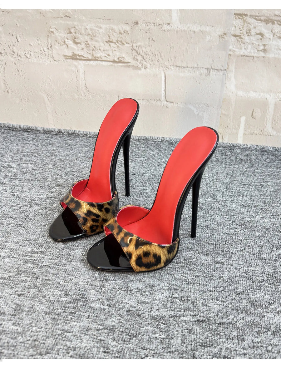 ALTAY Leopard Patent Leather Heels