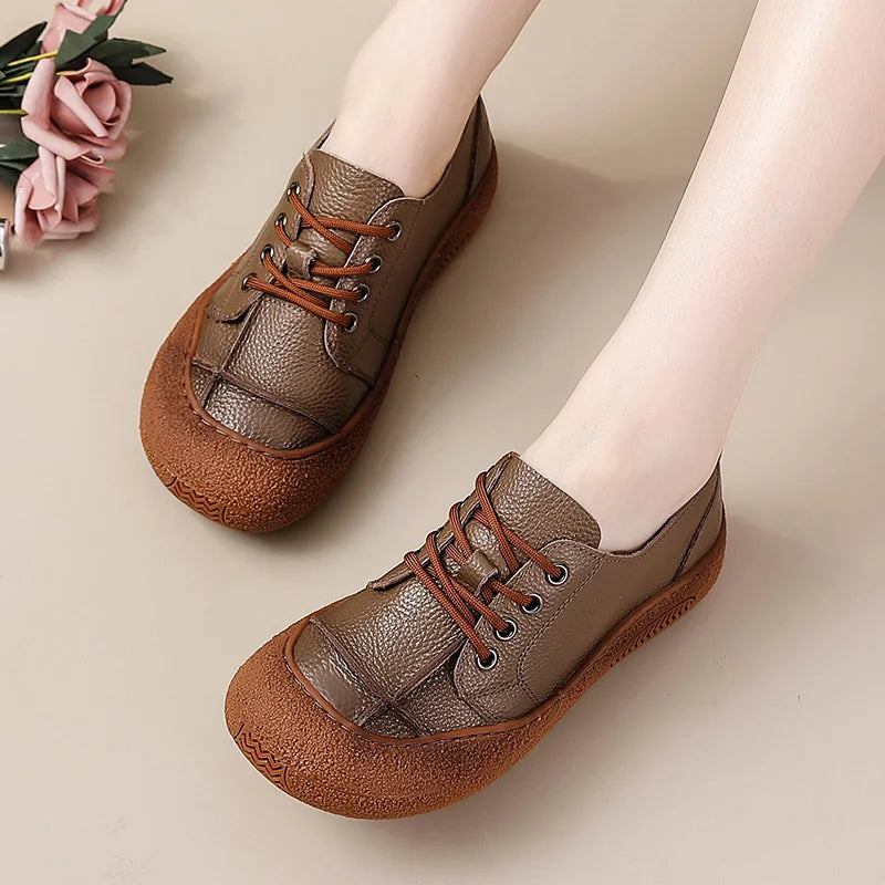 ALTAY Non-Slip Genuine Leather Flats