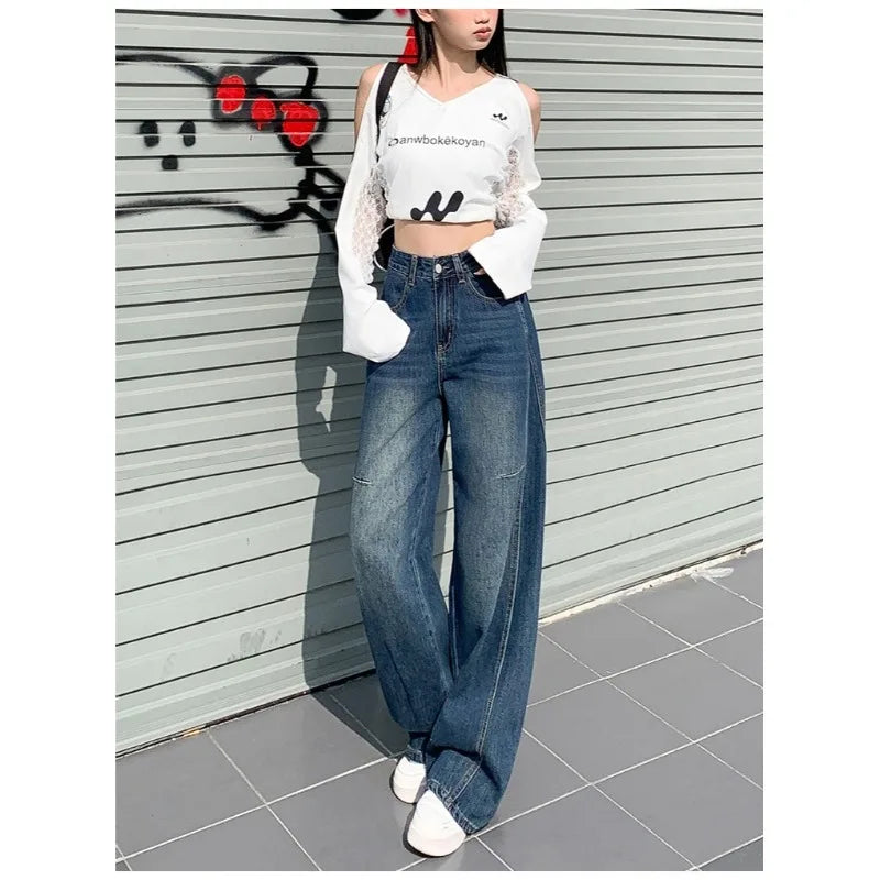 ALTAY High-Waist Relaxed Barrel Jeans