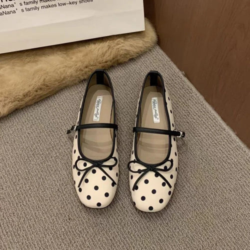 ALTAY Round Toe Buckle Flats