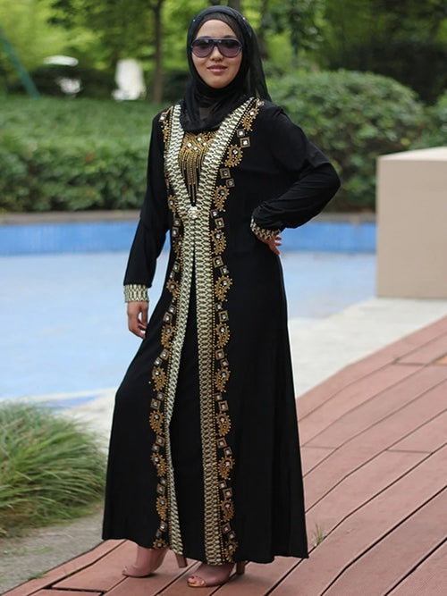 ALTAY Sequin Beaded Maxi Abaya