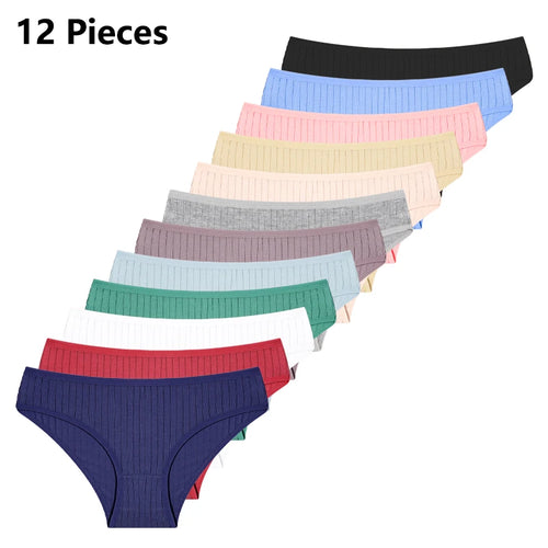 ALTAY Cotton Low-Waist Panties (12-Pack)