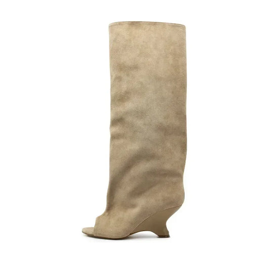 ALTAY Fish Mouth Thick Heels