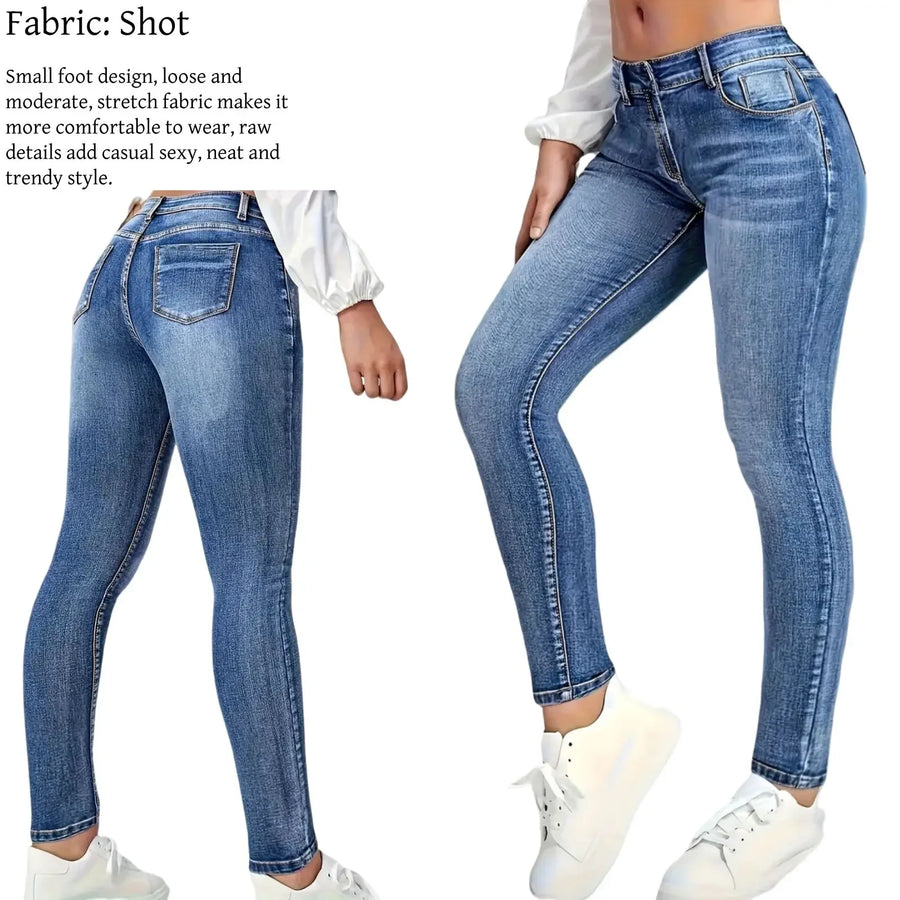 ALTAY Blue Skinny High Waist Jeans