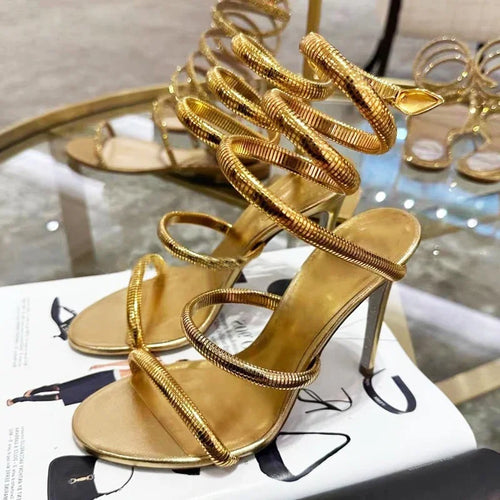 ALTAY Ankle-Strap Banquet Heels