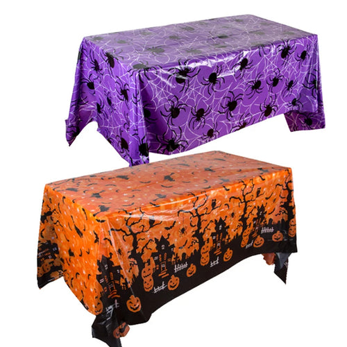 ALTAY Pumpkin & Spider Web Tablecloth