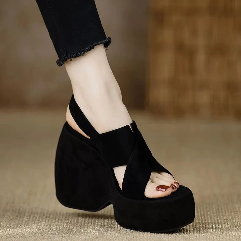 ALTAY Platform Open Toe Summer Sandals