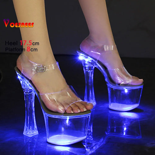 ALTAY Platform Transparent Sandals