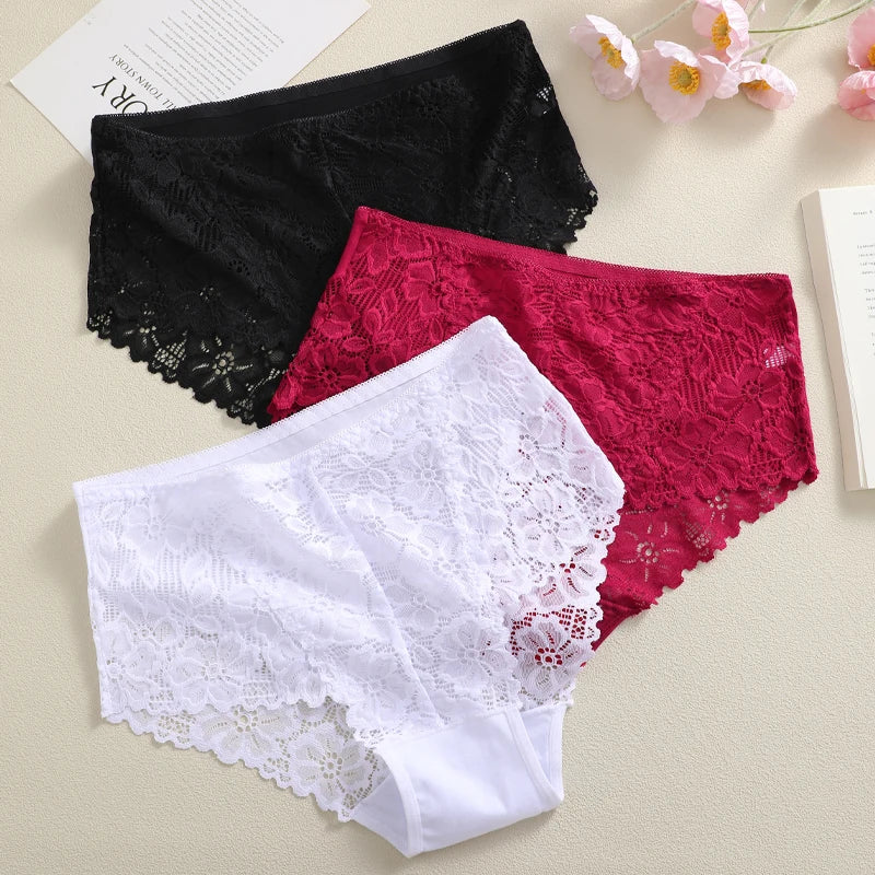 ALTAY Lace High Waist Panties