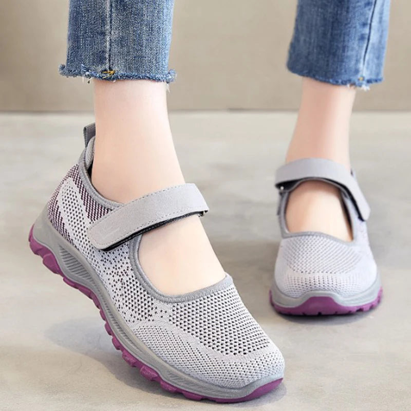 ALTAY White Mesh Sneakers