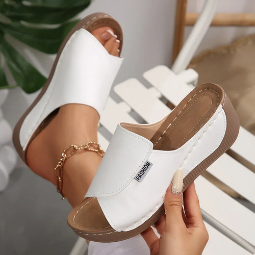 ALTAY Open Toe Wedge Sandals
