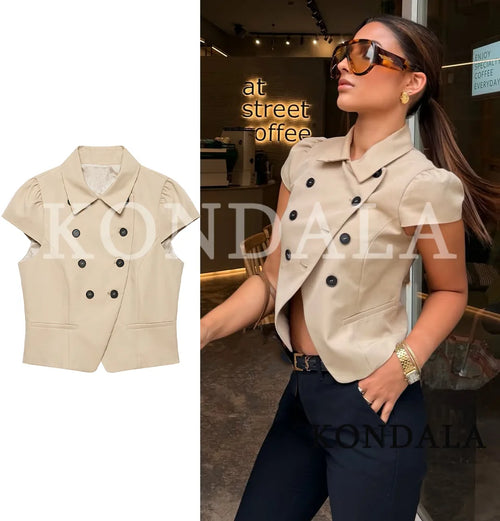 ALTAY Short Sleeve Blazer