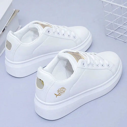 ALTAY White Low Top Flats