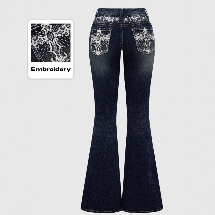 ALTAY Denim Flare Skinny Jeans