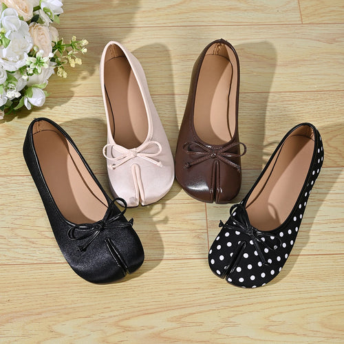 ALTAY Round Toe Bowknot Flats