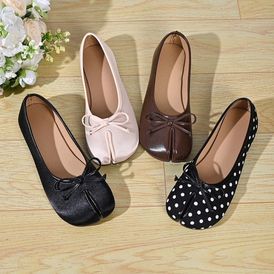 ALTAY Round Toe Bowknot Flats