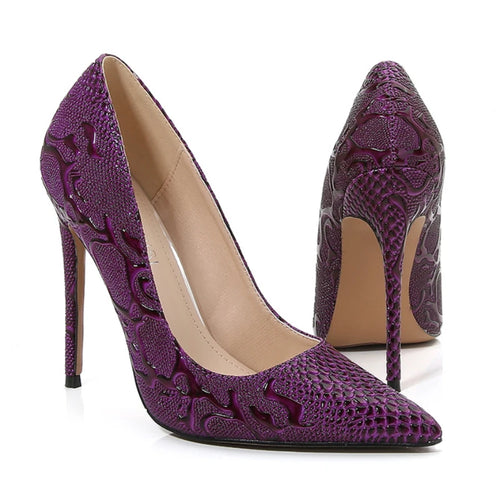 ALTAY Purple Pointed Toe Heels