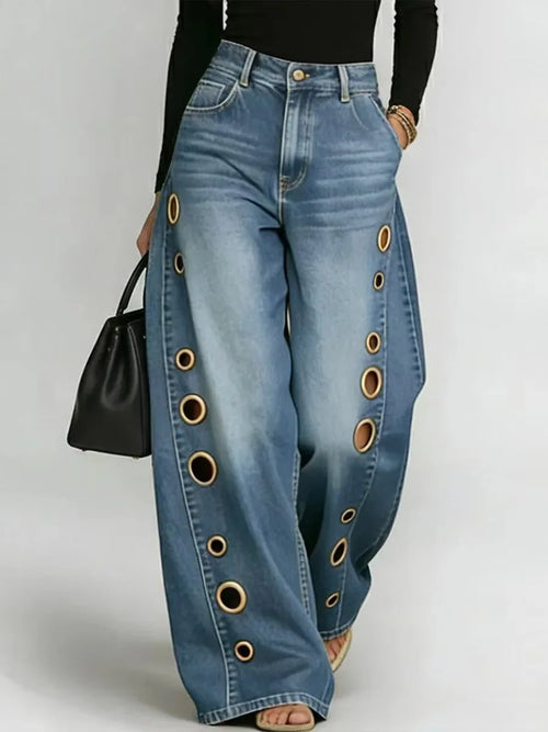 ALTAY Denim Wide-Leg Vintage Jeans