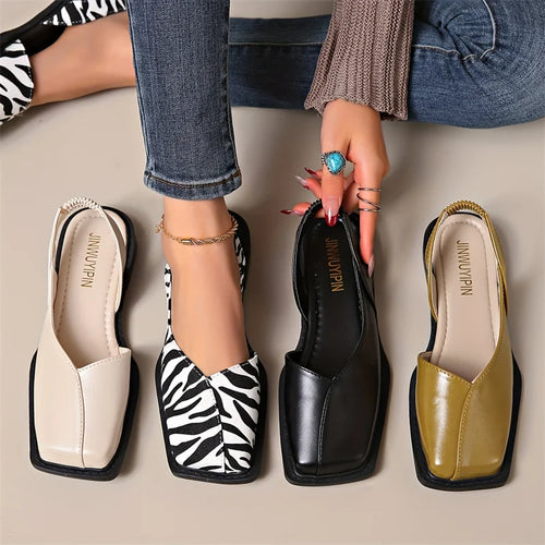 ALTAY Flat Square Toe Sandals