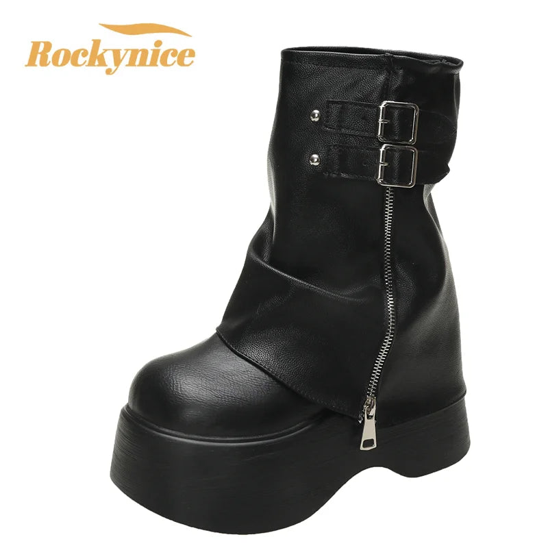 ALTAY Platform Chunky Winter Boots