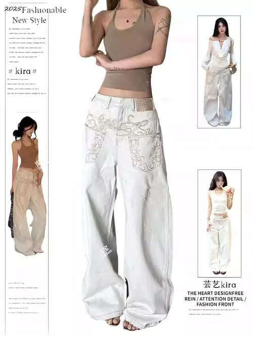 ALTAY Denim Wide Leg Baggy Jeans