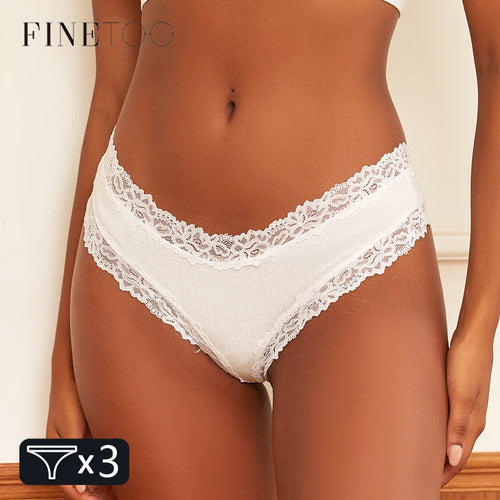 ALTAY Cotton Low Waist Brazilian Panties (3-Pack)