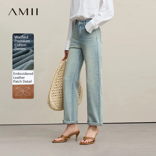 ALTAY Denim Low Rise Embroidered Jeans