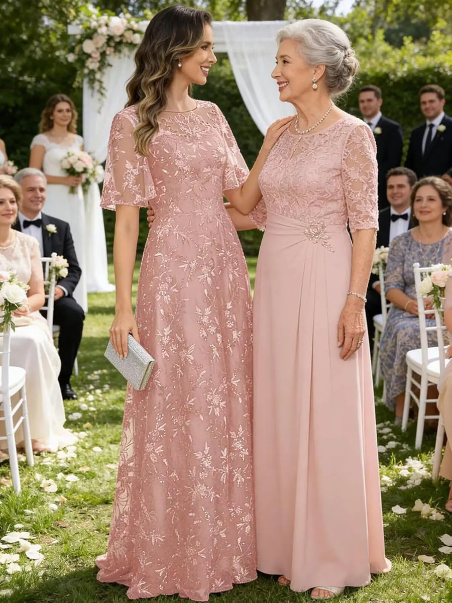 ALTAY Sequins Lace Dress
