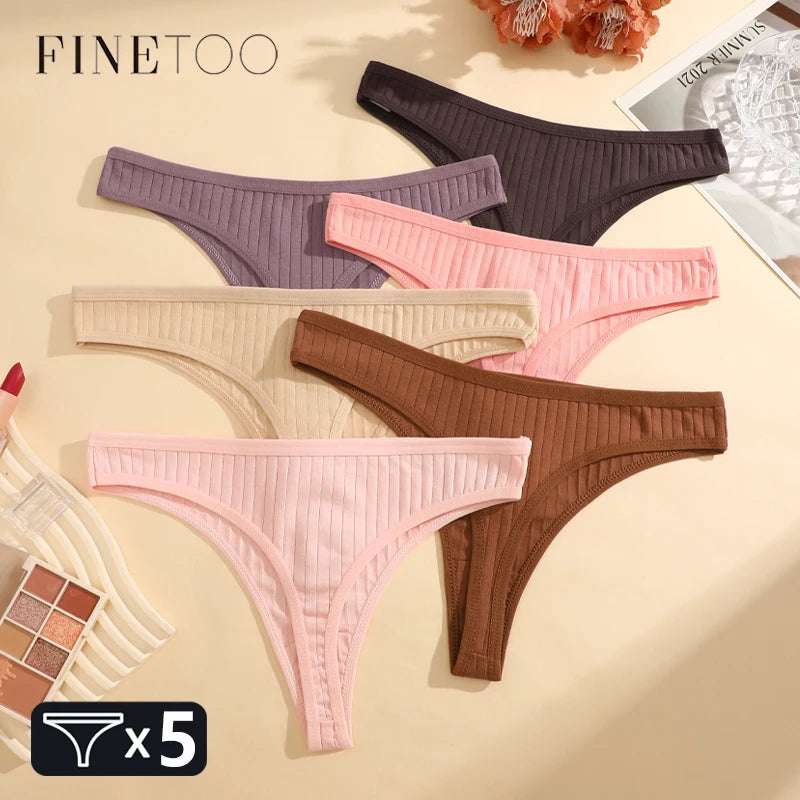 ALTAY Cotton Low-Waist Thongs (5-Pack)