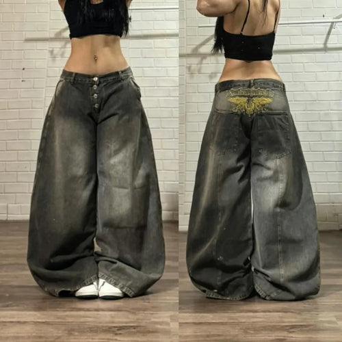 ALTAY Yellow Wide-Leg High Waist Jeans