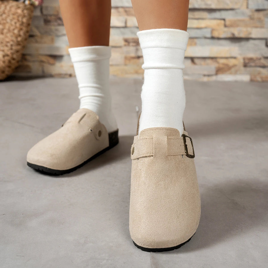 ALTAY Round Toe Retro Sandals