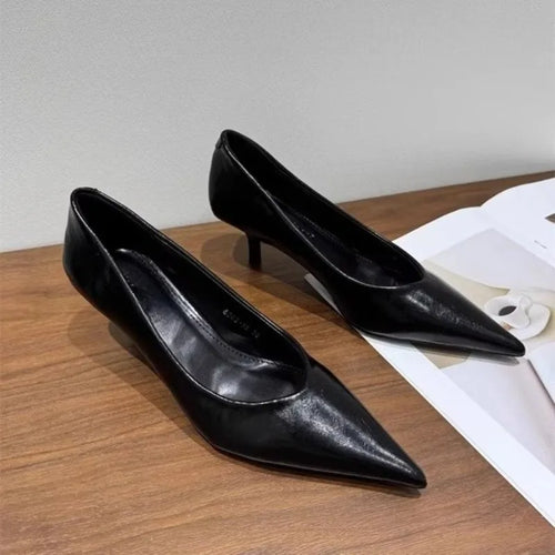 ALTAY Small Foot Leather Heels