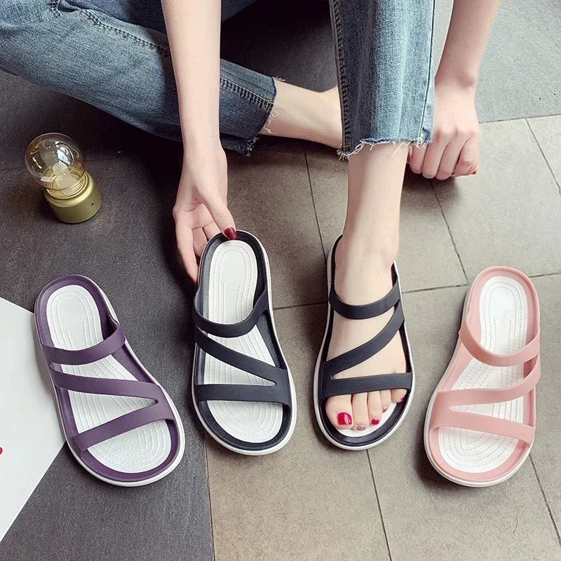 ALTAY Black Platform Sandals