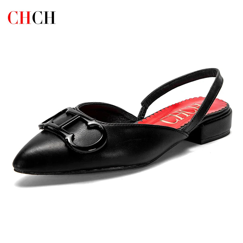ALTAY Pointed Flat Loafer Sandals