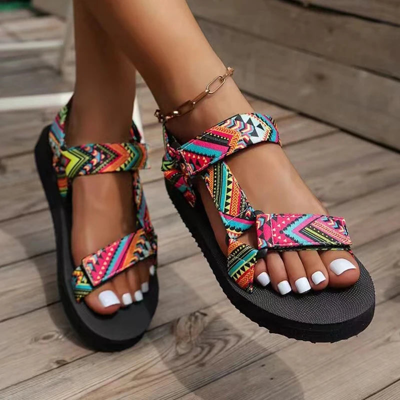 ALTAY Hemp Rope Flat Beach Sandals