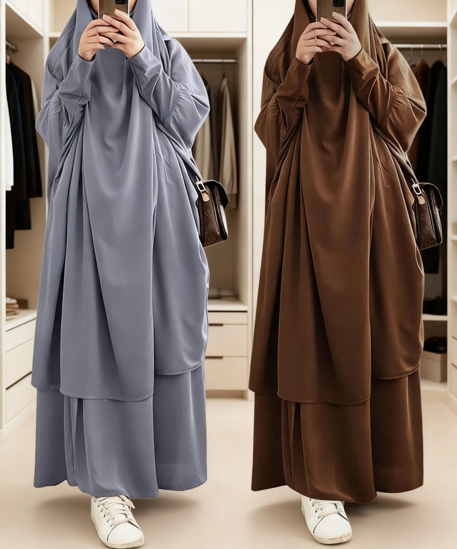 ALTAY Long Khimar Prayer Garment Set