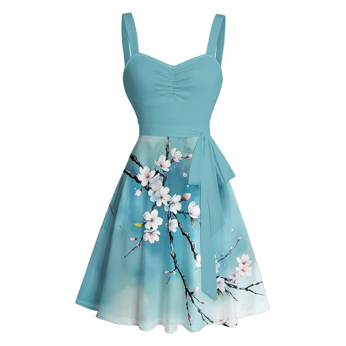ALTAY Dress Floral Tree Branches