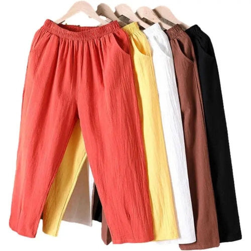 ALTAY Loose Harem Elastic Waist Pants