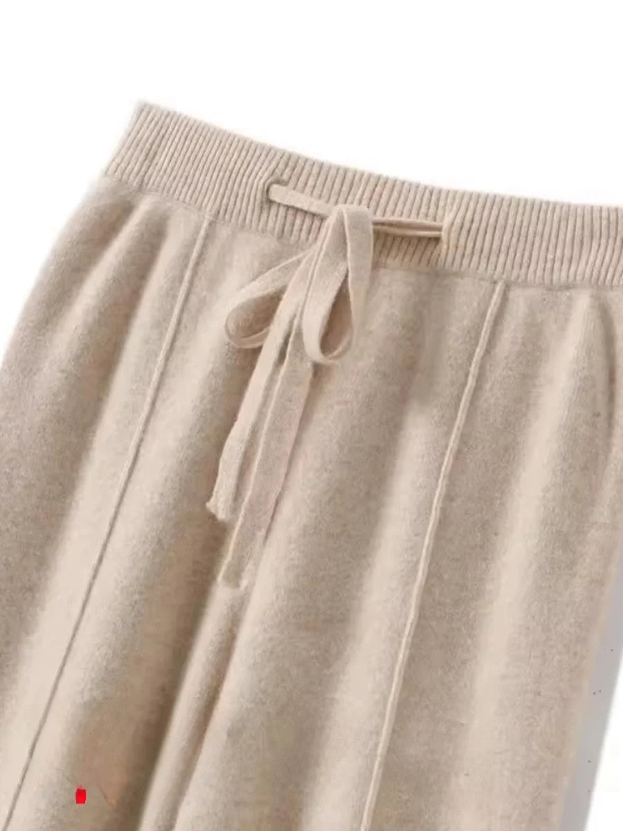 ALTAY Knitted High Waist Pants